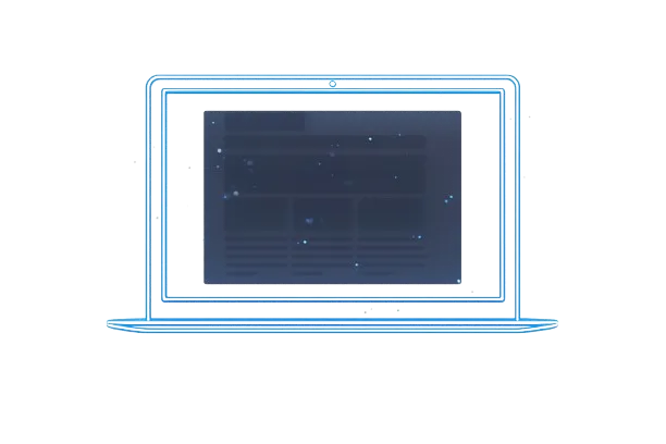 Site responsivo em Desktop